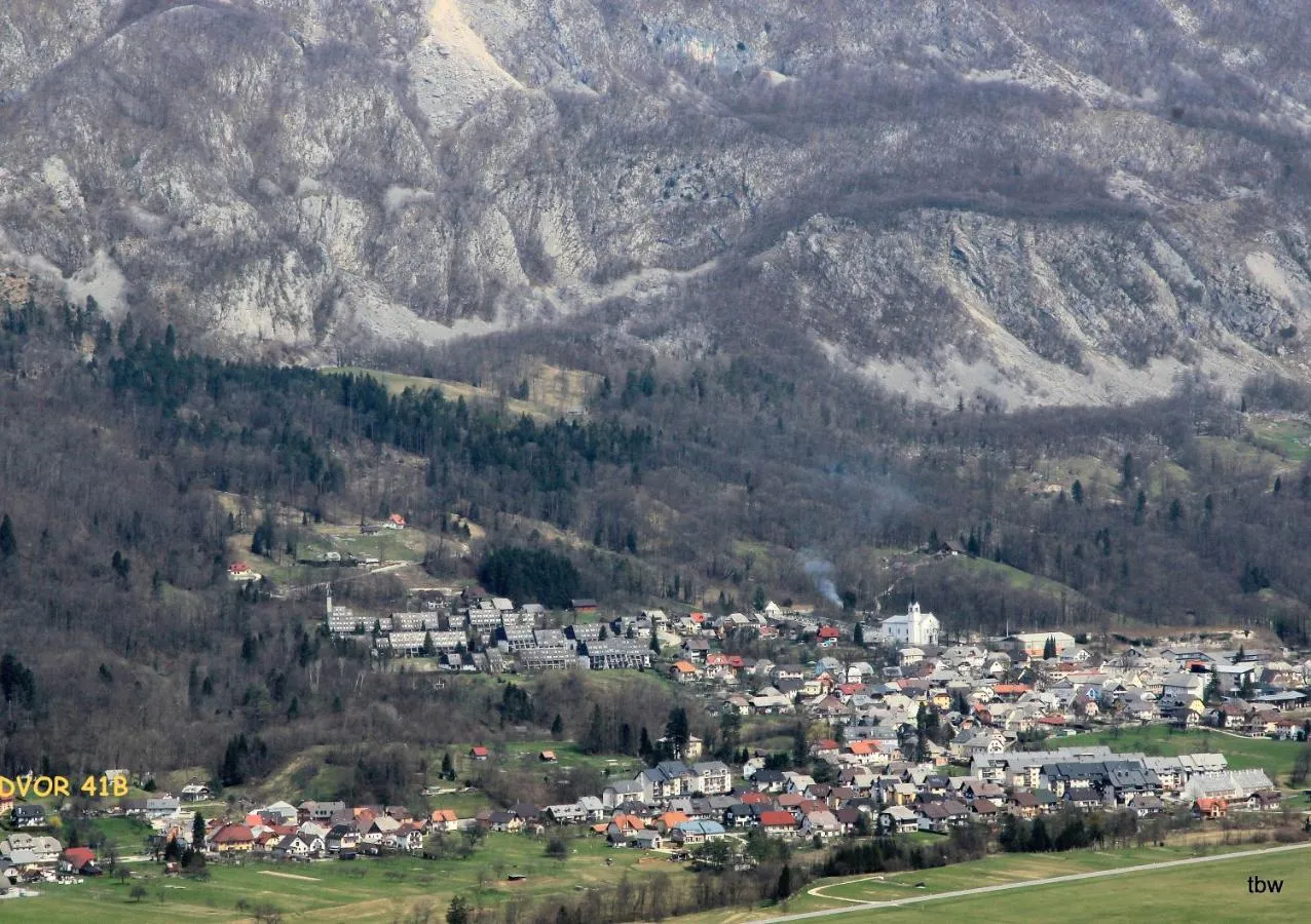 Bovška kotlina od zgoraj